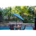 Alcott Hill® Norah 10' X 6.5' Rectangular Market Umbrella Metal in Green | Wayfair 346B80A06D994689A88A399BFFFF6C6A