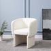 Accent Chair - Joss & Main Alexandro Accent Chair Velvet/Fabric in White | 30.5 H x 26.2 W x 26.6 D in | Wayfair 74BD468EECA34F83B1F2E48BF4860416