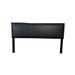 Ebern Designs Taryiah Solid Wood Panel Headboard Faux Leather/Upholstered in Black | 36 H x 72 W in | Wayfair 5873AA8794094D629FCF73A1A5456925