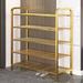 Rebrilliant Metal 15 Pair Shoe Rack Metal in Yellow | 31.88 H x 23.62 W x 10.62 D in | Wayfair 5E9F63282500421B8187C37E3EFD16B3