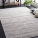 Gray/White 96 x 60 x 0.39 in Indoor Area Rug - Ebern Designs Tiaisha Handmade Tufted Area Rug in Gray/Ivory | 96 H x 60 W x 0.39 D in | Wayfair