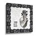 The Holiday Aisle® Arsenic & Anatomy I - Graphic Art on Canvas Canvas, Metal in Black/White | 18 H x 18 W x 2 D in | Wayfair