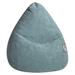 Trule Standard Bean Bag Chair Polyester in Gray/Green/Blue | 43 H x 27 W x 27 D in | Wayfair F0986CD8EF5E40E4A370A6336C69ADFC
