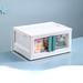 Rebrilliant Plastic Box Plastic in Green/White | 9.44 H x 18.7 W x 13.97 D in | Wayfair 3B72338FE0C7495E8941B59FBA763BD4