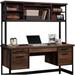 Trent Austin Design® Prochaska 36.81" H x 60" W x 12.12" D Desk Hutch Manufactured Wood in Brown | 36.81 H x 60 W x 12.12 D in | Wayfair