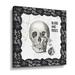 The Holiday Aisle® Arsenic & Anatomy IV - Graphic Art on Canvas Canvas, Metal in Gray/White | 24 H x 24 W x 2 D in | Wayfair