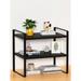 Inbox Zero Kaja Separation Shelf Desk Organizer Metal in Black | 14 H x 15.7 W x 7.9 D in | Wayfair BE83EA176C3141CABCFFE7DD3B7375F2