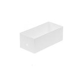 Ebern Designs 4.72"H x 12.6" W x 5.91" D Multi-Purpose Drawer Organizer Plastic in White | 4.72 H x 12.6 W x 5.91 D in | Wayfair