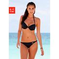Push-Up-Bikini-Top LASCANA "Italy" Gr. 42, Cup B, schwarz Damen Bikini-Oberteile Ocean Blue