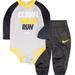 Nike Matching Sets | Nike Baby Boy Crawl Walk Run Bodysuit & Pants Set | Color: Black/Yellow | Size: 3mb