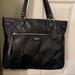 Coach Bags | Coach Daisy Emma F23973 Leather Black Tote Bag | Color: Black | Size: Os