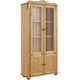 Vitrine HOME AFFAIRE "Adele" Schränke beige (gelaugt, geölt) Vitrinen