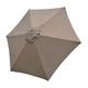 2/2.7/3m 6/8 Arms Replacement Parasol Cover, Garden Umbrella Fabric Canopy Cover,Waterproof for Garden Parasol Replacement Cover,for Patio Yard Beach Pool Market Table Pa(Size:3m/8 Ribs,Color:Khaki)