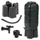 ACCURATE 100Litre Slimline Garden Water Butt Set With Stand, Tap,Fillet Kit and Lockable Lid (100L)
