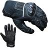 Motorradhandschuhe PROANTI Handschuhe Gr. L, schwarz Motocrosshandschuhe