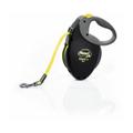 Laisse Giant m Tape 8 m black/ neon yellow Flexi GT2-210-S-NEO-14 - Noir/Jaune