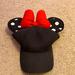 Disney Accessories | Minnie Mouse Cap | Color: Black/Red | Size: Adult Size