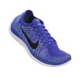 Nike Shoes | Nike Free 4.0 Flyknit Stretchy Knit Purple Blue Pink Black Lace Up Sneaker Shoe | Color: Black/Purple | Size: 7.5