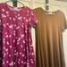 Lularoe Dresses | Bundle Of Lularoe Jessies | Color: Brown/Pink | Size: Xs