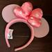 Disney Accessories | Disney Parks Light Up Pink Bow Minnie Mouse Ears | Color: Pink/White | Size: Os