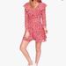 Free People Dresses | Free People Frenchie V-Neck Wrap Dress Size Medium | Color: Red/White | Size: M