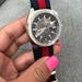 Gucci Accessories | Gucci Mens Watch Blue Red Stripe Band | Color: Blue/Red | Size: Os