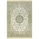 Teppich NOURISTAN "Antik Nain" Teppiche Gr. B/L: 95 cm x 140 cm, 5 mm, 1 St., grün (ivory, grün) Orientalische Muster