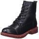 Hoopah by Andrea Conti Damen Mode-Stiefel, schwarz/rot, 38 EU