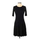 Old Navy Casual Dress - A-Line: Black Print Dresses - Women's Size Small