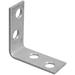 National Hardware Corner Bracket Metal in Brown/Gray | 0.75 H x 2.75 W x 4.5 D in | Wayfair N208-736