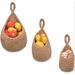 DASTINGO Vegetable Fruit Wall Storage Organizer w/ Wall Baskets in Brown | 13.8 H x 9.8 W x 9.8 D in | Wayfair 01QL7312ERCNQ62A6Z