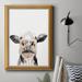 Rosalind Wheeler Watercolor Cow Portrait II Watercolor Cow Portrait II Premium Framed Canvas- Ready To Hang - Picture Frame Print on Canvas Canvas | Wayfair