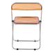 Brayden Studio® Brayden Studio Alaija Folding Chair Plastic/Resin in Orange | 29.5 H x 18.5 W x 16.3 D in | Wayfair
