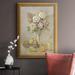 Winston Porter Still Life Study Flowers & Fruit I Premium Framed Canvas- Ready To Hang Canvas, Solid Wood in White | 36 H x 24 W x 2.5 D in | Wayfair