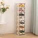 Ebern Designs Shoe Rack Door Put Shoe Rack Shoe Cabinet Shoe Rack Door Simple Multilayer Household Strong Narrow Small Entry Storage | Wayfair