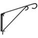 Winston Porter Dastan Bracket Metal in Black | 11.3 H x 6.2 W x 0.9 D in | Wayfair BD13E1D843E340A295E8D958444BDD47