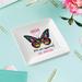 Trinx Personalized Planet 4" Square You Are Amazing Trinket Dish w/ Custom Personalization Printed | Butterfly On White | Storage For Jewelry | Wayfair