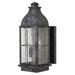 Outdoor Bingham-Medium Wall Mount Lantern-Greystone