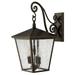 Outdoor Trellis-Large Wall Mount Lantern-Regency Bronze