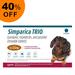 Simparica Trio For Dogs 11.1-22 Lbs (Caramel) 3 Doses - Get 40% Off Today