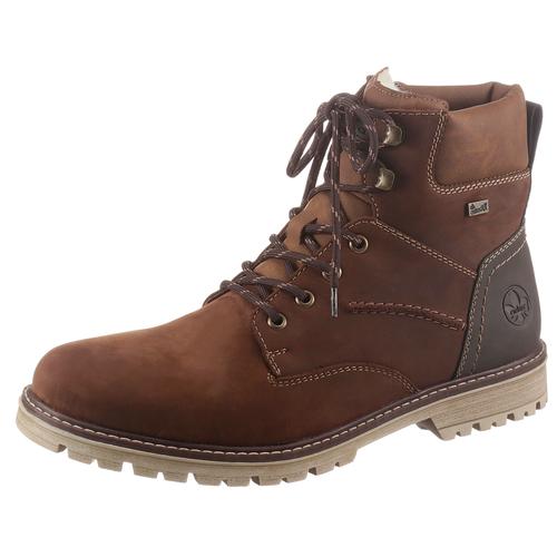 Schnürstiefel RIEKER Gr. 41, braun Herren Schuhe Herbstschuh Schnürboots mit Rieker-TEX Ausstattung