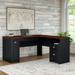 Fairview 60W L Shaped Desk with Drawers and Storage by Bush Furniture