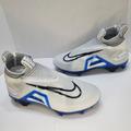 Nike Shoes | New Nike Alpha Menace Elite 3 Football Cleats Ghost Laces Men's Size 8, 8.5 | Color: Blue/White | Size: Various