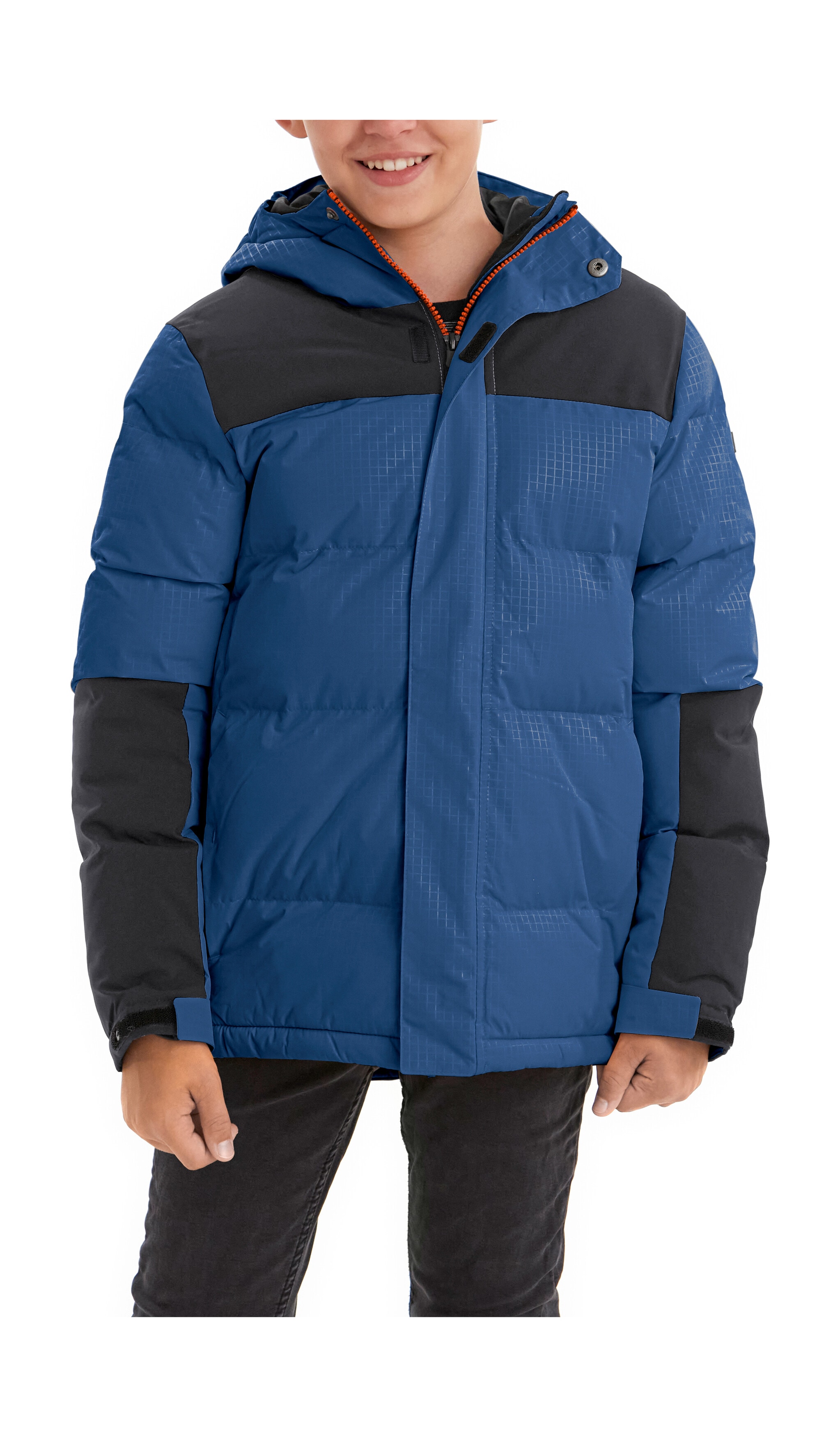 Steppjacke KILLTEC "KOW 31 BYS QLTD JCKT", Kinder, Gr. 152, blau (royalblau), Oberstoff 1: 100% Polyester/ Oberstoff 2: 100% Polyester, Futter: 100% Polyester, Füllung: 100% Polyester, Sportlich, Jacken, Kinder Winterjacke, gefüttert, wind- und... Image