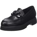 Högl Damen Stacy Penny Loafer, Schwarz, 40 EU X-Weit