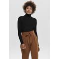 Rollkragenpullover ONLY "ONLVENICE", Damen, Gr. XS, schwarz (colorot schwarz), Feinstrick, Obermaterial: 82% Viskose, 16% Nylon, 2% Elasthan, unifarben, casual, figurbetont kurz, Langarm Rippstrickbündchen, Pullover, in figurbetonter Form