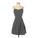 Old Navy Casual Dress - A-Line: Black Polka Dots Dresses - Women's Size X-Small