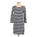 Gap Casual Dress - Shift: Blue Stripes Dresses - Women's Size Small