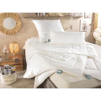 Baumwollkissen FAN "African Cotton", beige, B:40cm L:80cm, Bezug: 100% Baumwolle. Füllung: 60% Polyester, 40% Lyocell, Kopfkissen Image