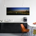 East Urban Home 'Illuminated Cityscape, New York City, New York, USA' Photographic Print on Canvas Canvas, in Black | Wayfair